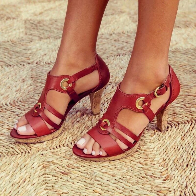 Karen - Bequeme Absatzsandalen