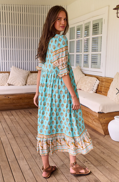 Boho-Maxikleid mit Print – Lässiger Stil mit Mühelosem Charme