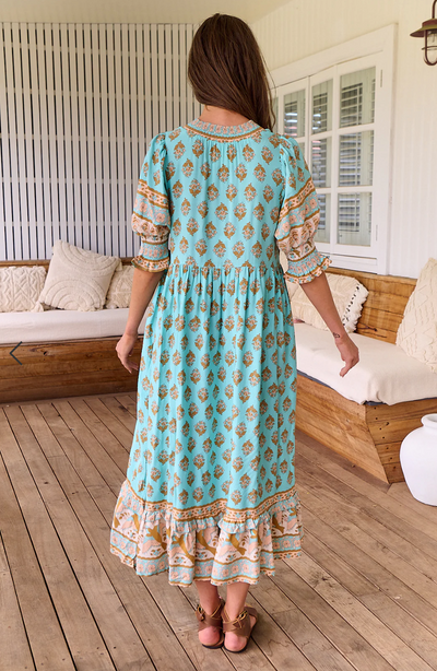 Boho-Maxikleid mit Print – Lässiger Stil mit Mühelosem Charme