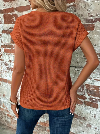 Strukturstricktop – Lässiger Chic mit Entspannter Eleganz