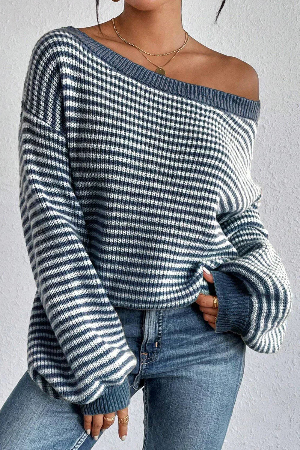 Schulterfreier Pullover – Mühelose Ausstrahlung mit entspannter Selbstsicherheit