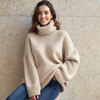 Gemütlicher Rollkragenpullover – Warme Eleganz mit mühelosem Charme