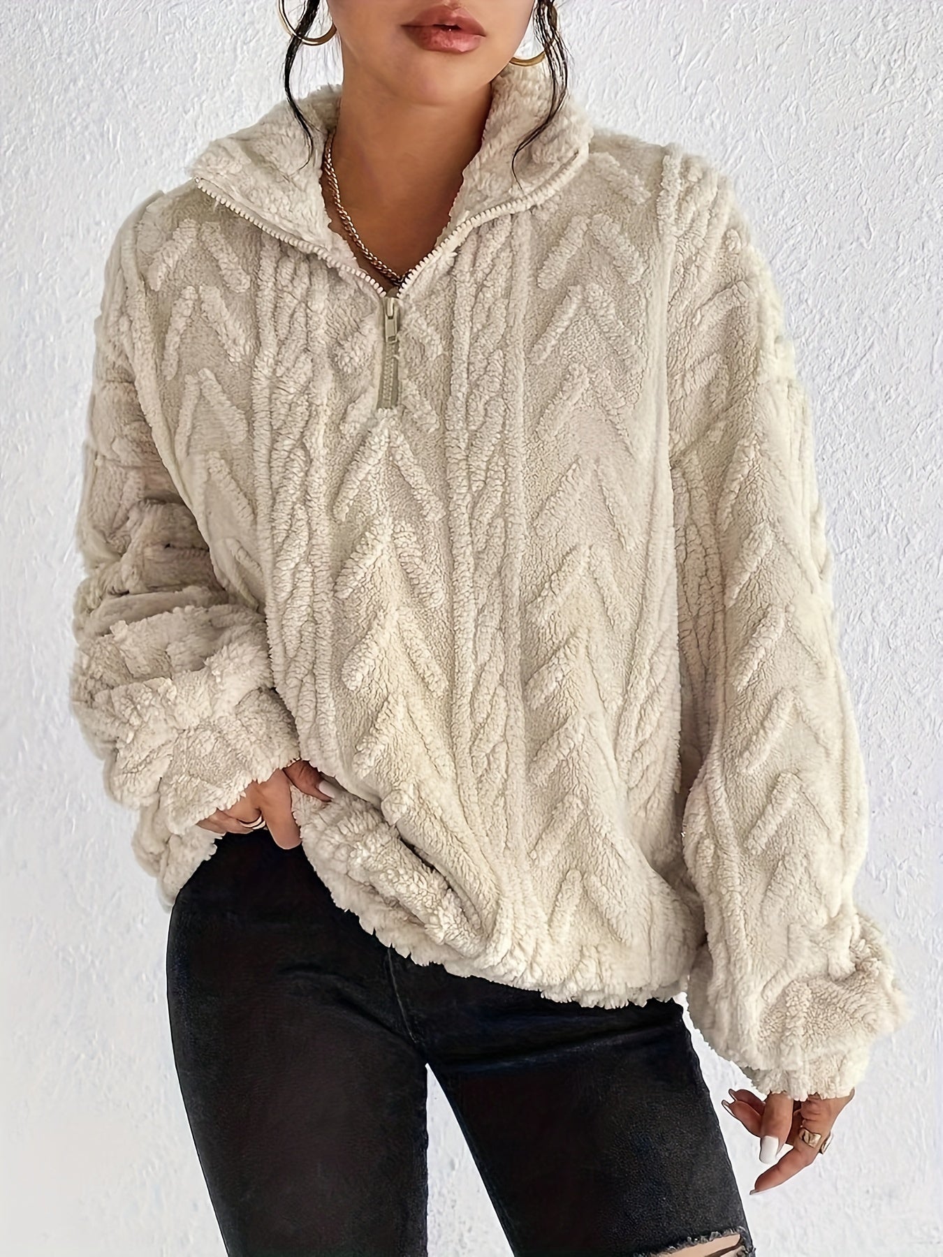 Fleece-Strickpullover – Gemütliche Wärme mit Mühelosem Stil