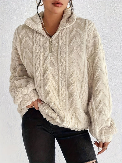 Fleece-Strickpullover – Gemütliche Wärme mit Mühelosem Stil