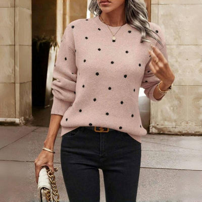 Punkte-Pullover – Verspielte Wärme mit Alltäglicher Eleganz