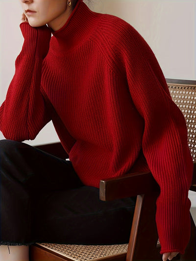 Pullover mit Stehkragen – Raffinierte Wärme mit moderner Eleganz