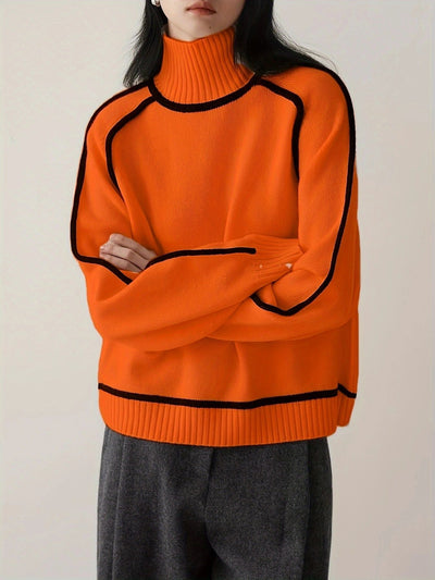 Eleganter Rollkragenpullover – Raffinierter Stil mit modernem Selbstvertrauen