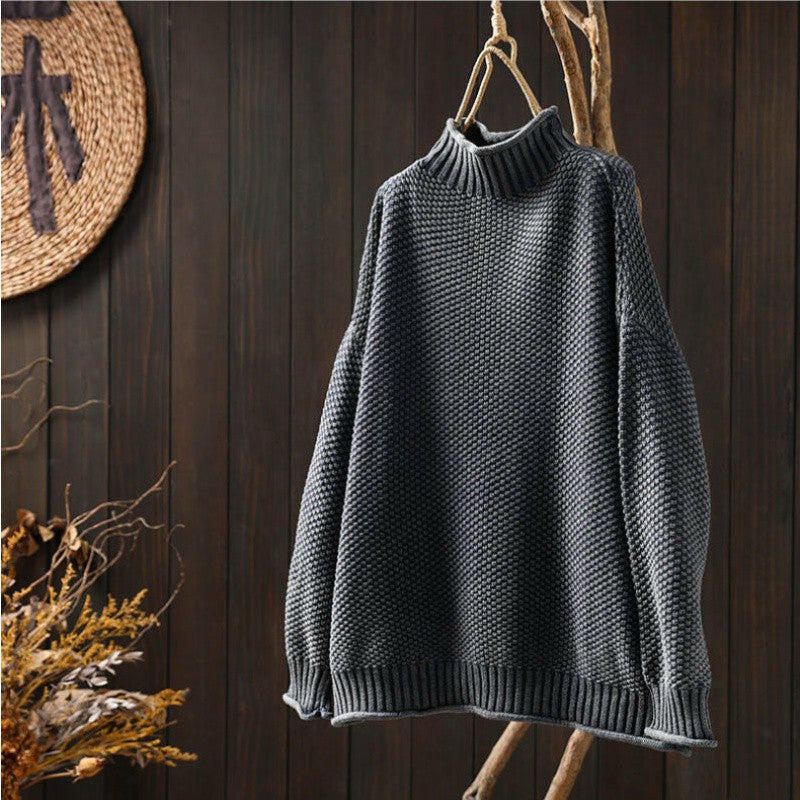 Pullover mit hohem Kragen – Minimalistischer Stil mit müheloser Raffinesse