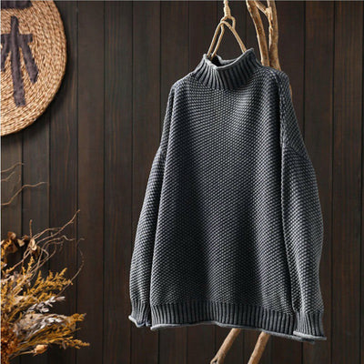 Pullover mit hohem Kragen – Minimalistischer Stil mit müheloser Raffinesse