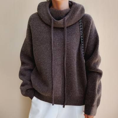 Pullover mit Schalkragen – Moderne Wärme mit mühelosem Chic