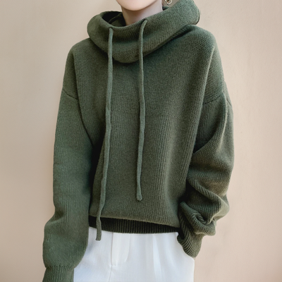 Pullover mit Schalkragen – Moderne Wärme mit mühelosem Chic