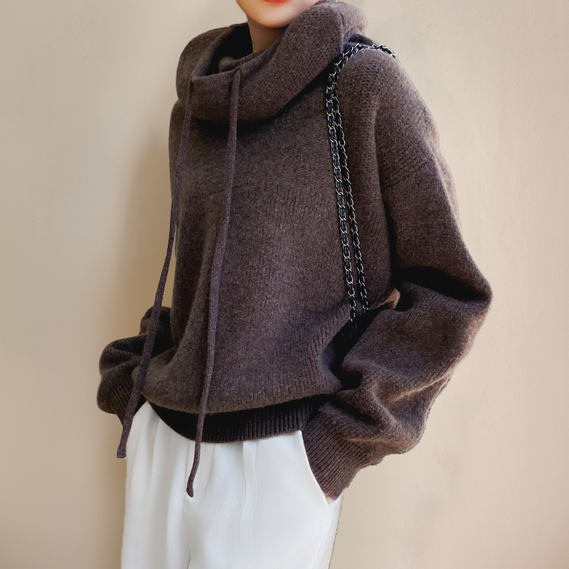 Pullover mit Schalkragen – Moderne Wärme mit mühelosem Chic