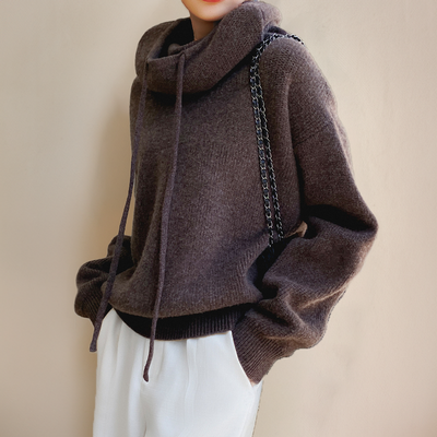 Pullover mit Schalkragen – Moderne Wärme mit mühelosem Chic