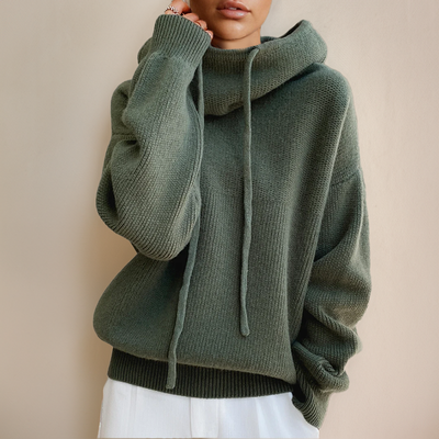 Pullover mit Schalkragen – Moderne Wärme mit mühelosem Chic