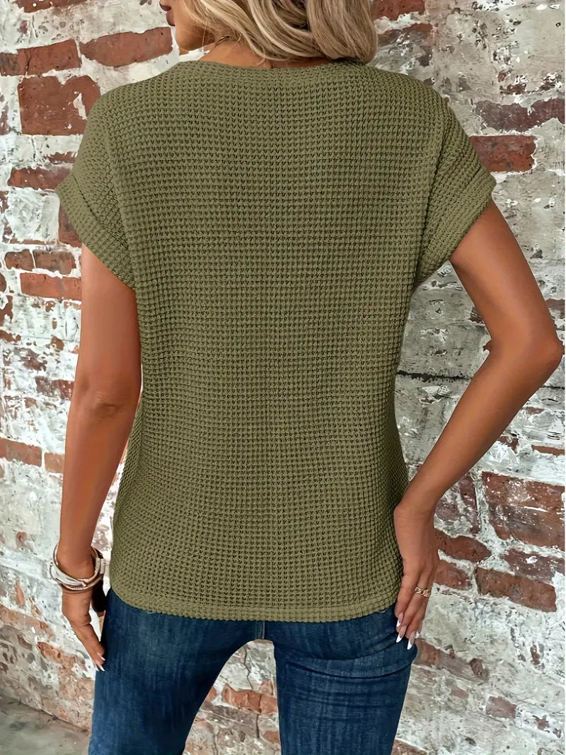 Strukturstricktop – Lässiger Chic mit Entspannter Eleganz