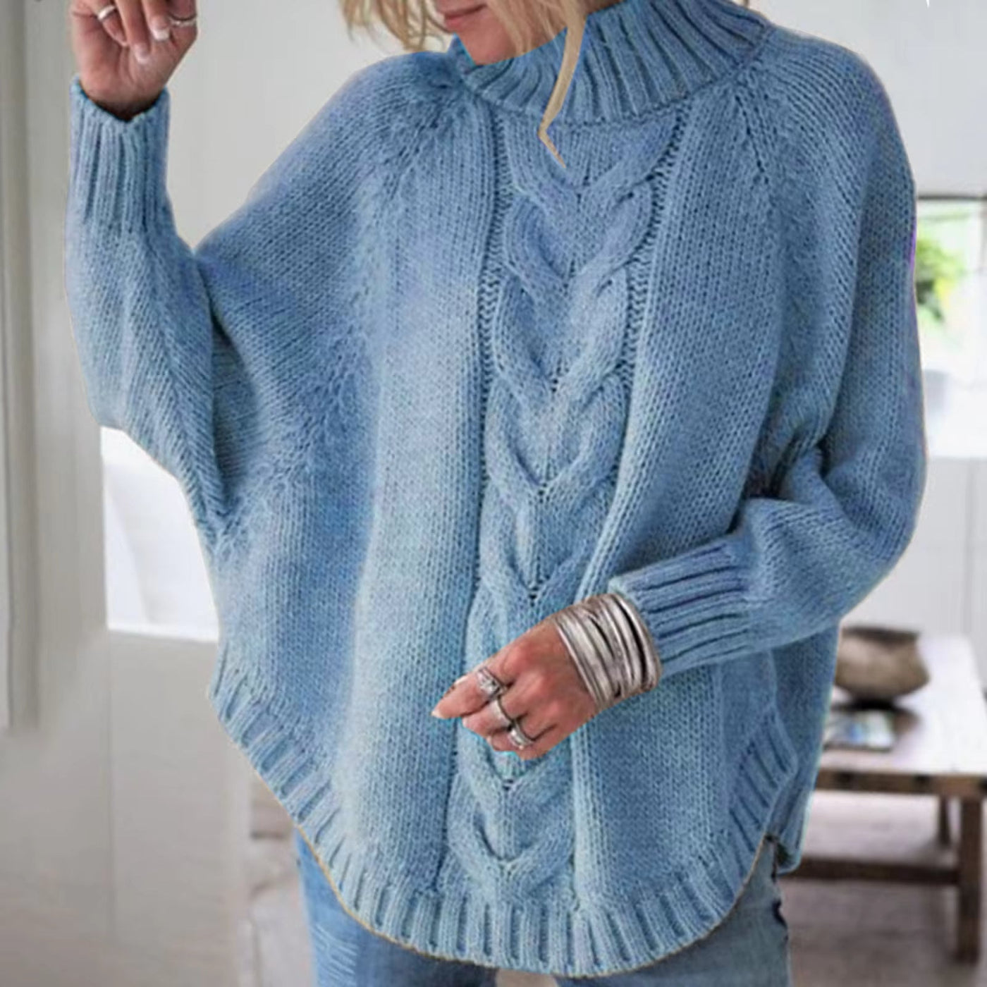Zopfmuster-Pullover – Mühelose Wärme mit schicker Eleganz