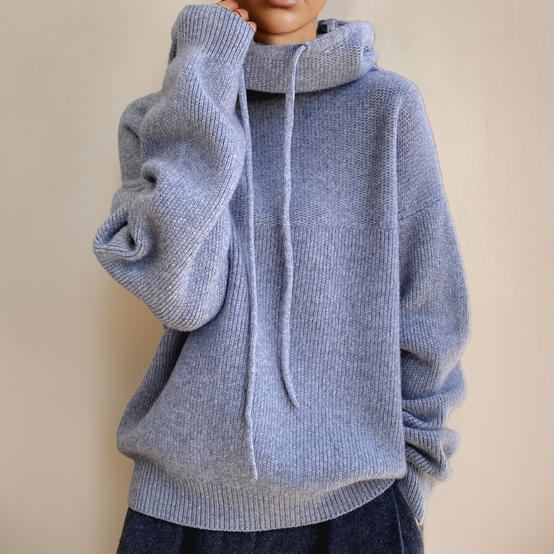 Pullover mit Schalkragen – Moderne Wärme mit mühelosem Chic