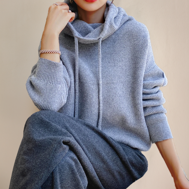 Pullover mit Schalkragen – Moderne Wärme mit mühelosem Chic