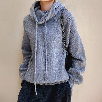 Pullover mit Schalkragen – Moderne Wärme mit mühelosem Chic