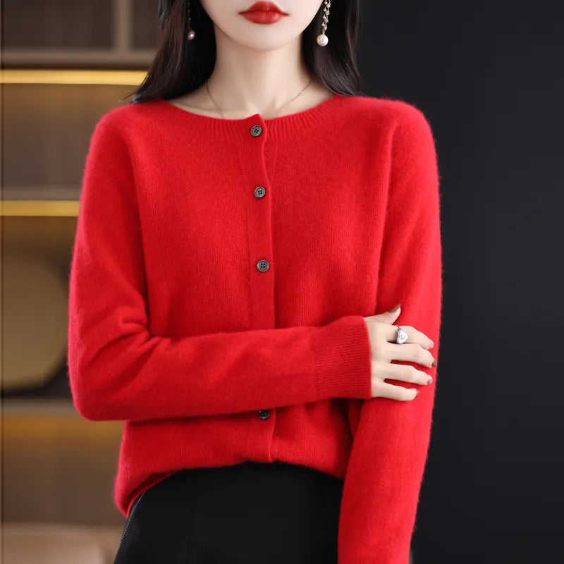 Klassischer Knopf-Cardigan – Zeitlose Eleganz mit alltäglicher Leichtigkeit
