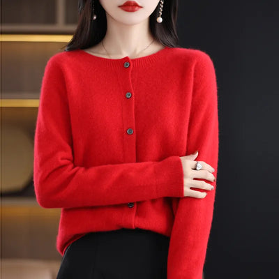 Klassischer Knopf-Cardigan – Zeitlose Eleganz mit alltäglicher Leichtigkeit