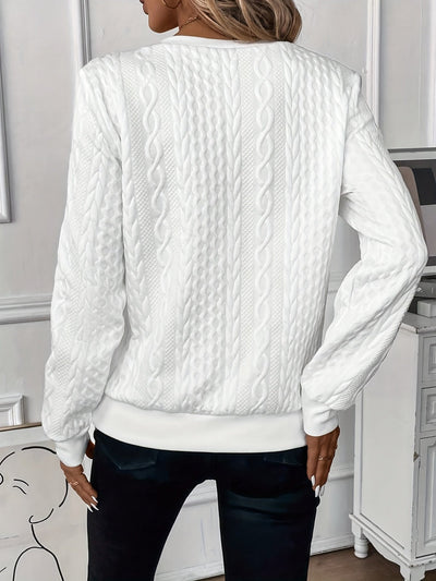 Pullover mit Reißverschluss-Detail – Schicker Komfort mit moderner Eleganz