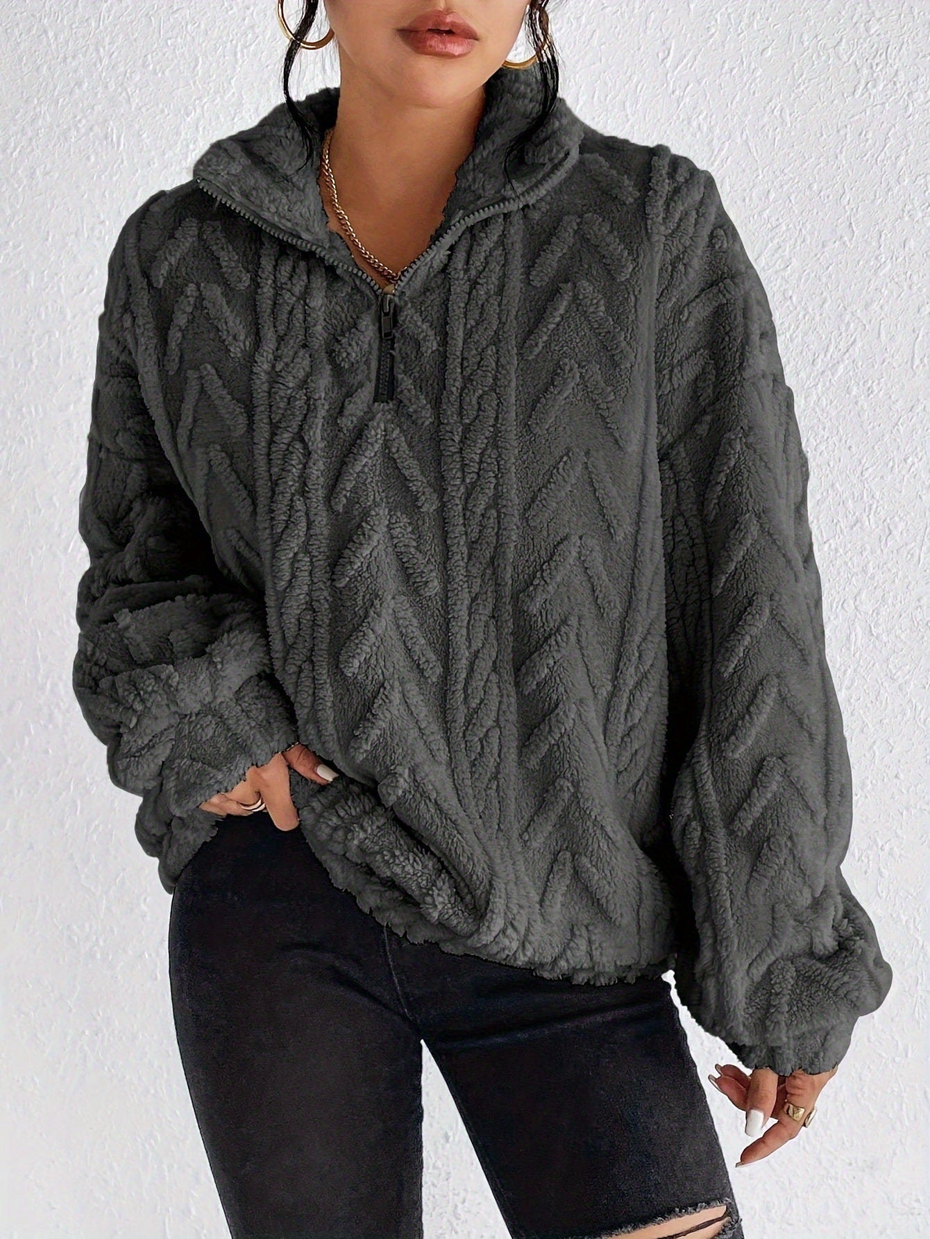 Fleece-Strickpullover – Gemütliche Wärme mit Mühelosem Stil