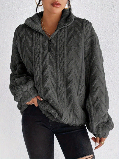 Fleece-Strickpullover – Gemütliche Wärme mit Mühelosem Stil