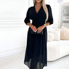 V-Ausschnitt-Midikleid – Zeitlose Eleganz für jeden Anlass