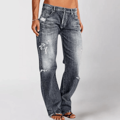 Weitgeschnittene Destroyed-Jeans – Müheloser Coolness-Faktor mit Modernem Touch