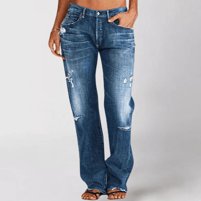 Weitgeschnittene Destroyed-Jeans – Müheloser Coolness-Faktor mit Modernem Touch