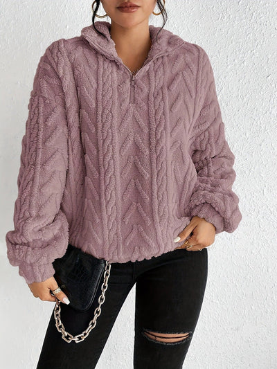 Fleece-Strickpullover – Gemütliche Wärme mit Mühelosem Stil