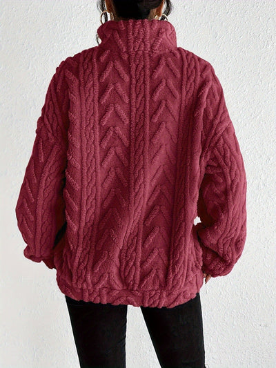 Fleece-Strickpullover – Gemütliche Wärme mit Mühelosem Stil