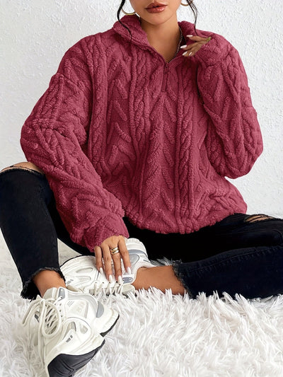 Fleece-Strickpullover – Gemütliche Wärme mit Mühelosem Stil