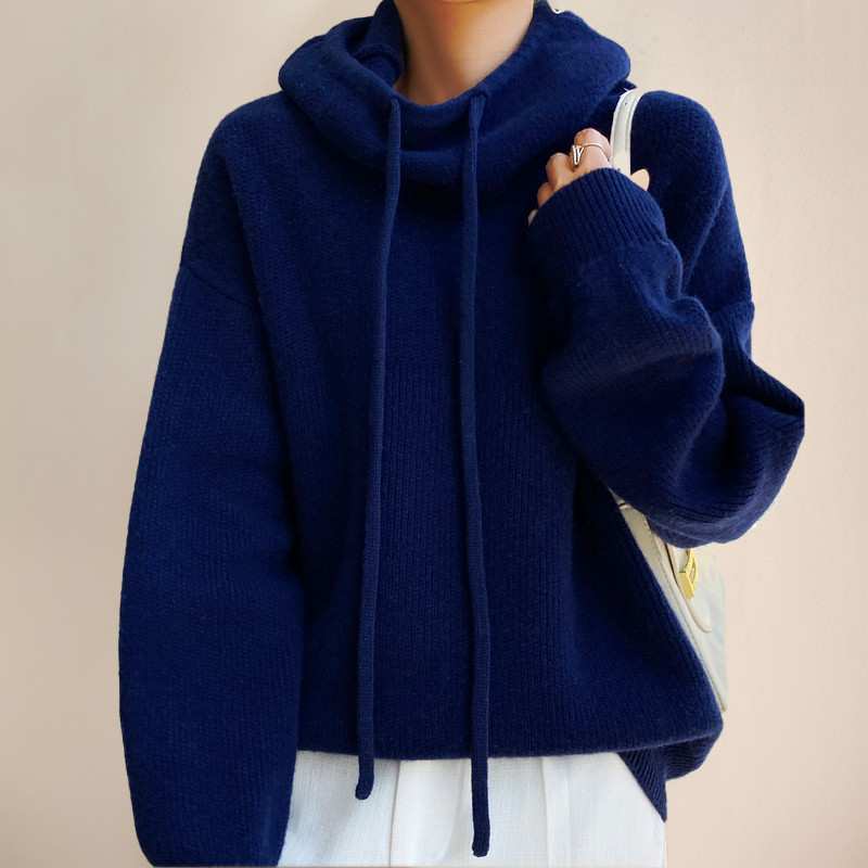 Pullover mit Schalkragen – Moderne Wärme mit mühelosem Chic