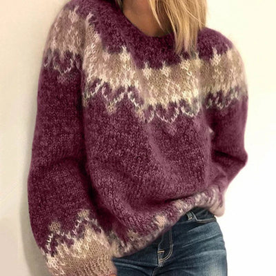 Pullover mit Farbverlaufmuster – Gemütliche Wärme mit stilvoller Leichtigkeit