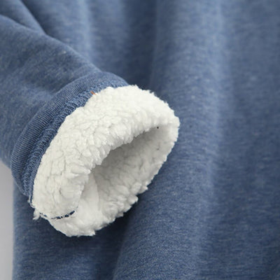 Gefüttertes Fleece-Kleid – Sanfte Wärme mit entspanntem Komfort